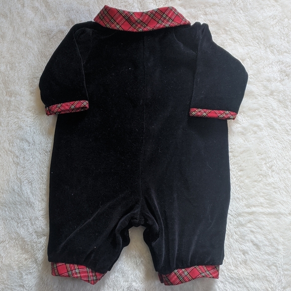 ♦️ B2G1FREE ♦️ Velvet onesie with waving bear - Picture 4 of 4